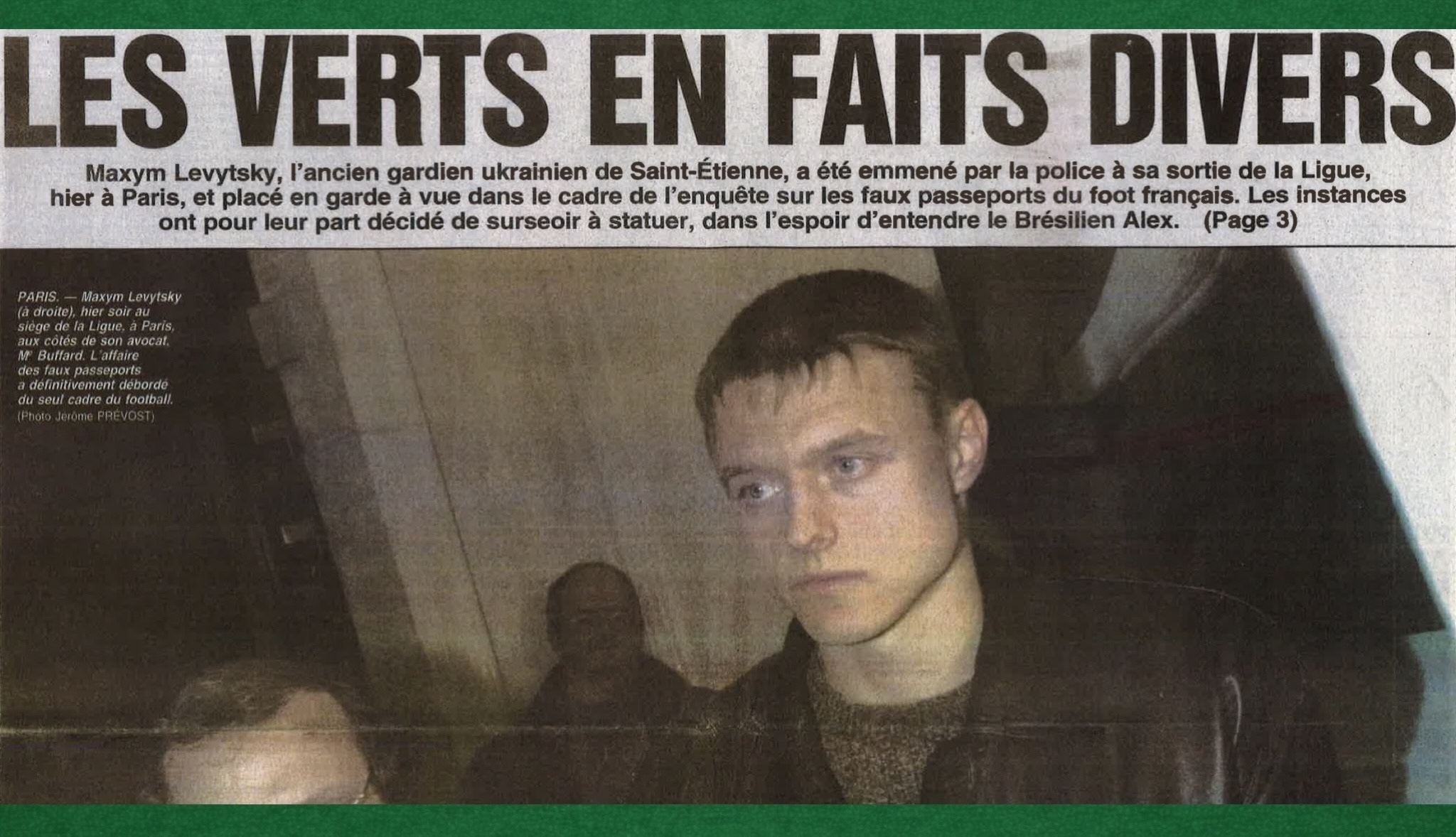 L&rsquo;AFFAIRE DES FAUX PASSEPORTS 🪪⚽